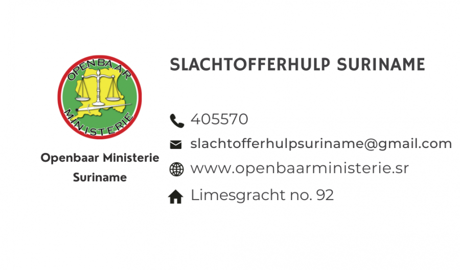 Informatie slachtoffersloket Suriname